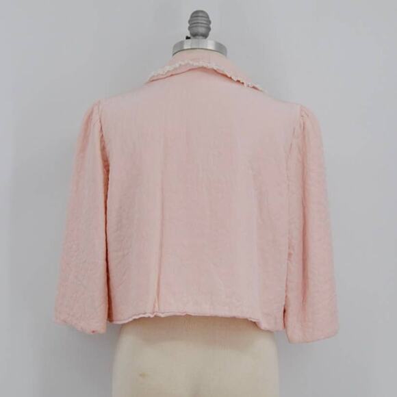 Vintage Pink Pajama Jacket - Picture 3 of 4